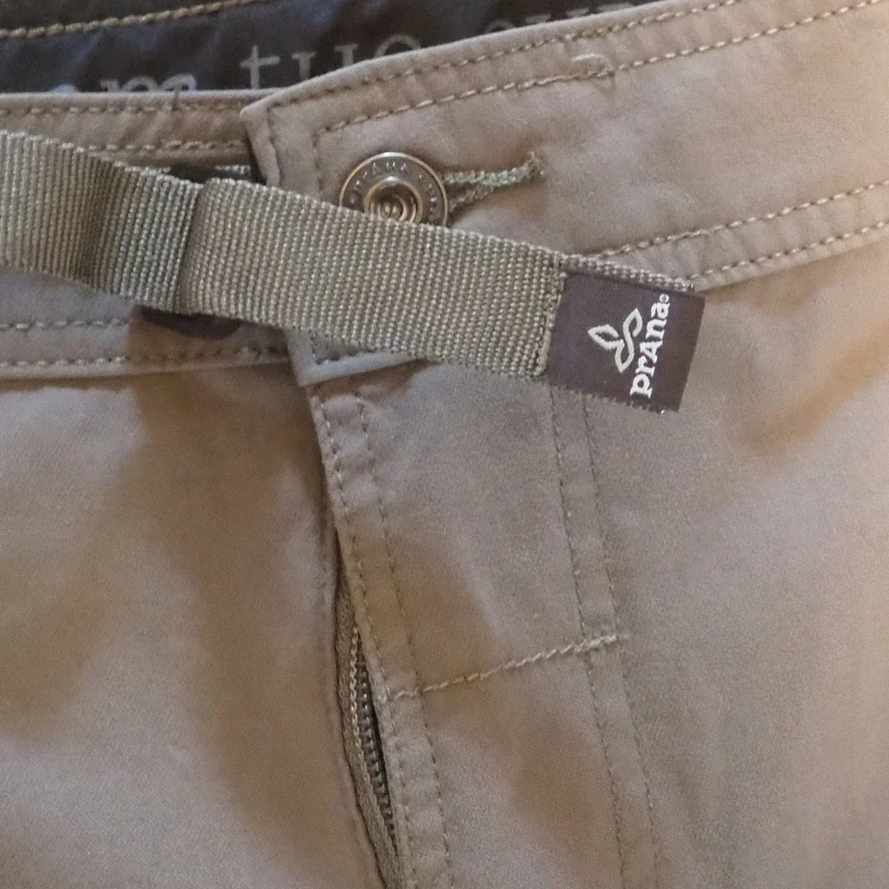 Prana Stretch Zion Cargo Shorts Men's 40x10 Olive Active Outdoor Hiking Fishing